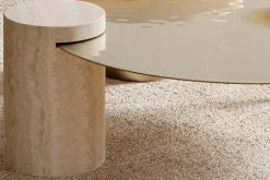 PEO LOW GLASS Couchtisch