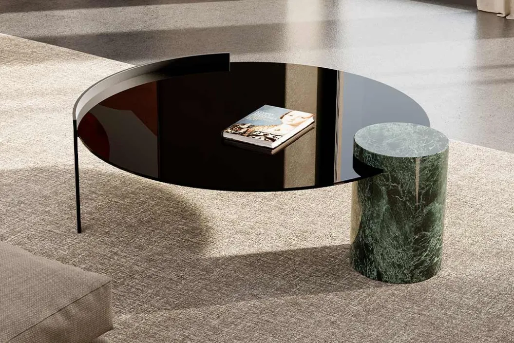 PEO LOW GLASS Couchtisch