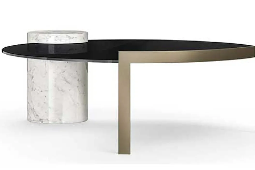 PEO LOW GLASS Couchtisch