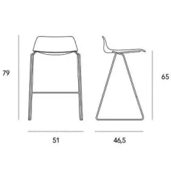 PRESSIOUS 2-ER SET Barhocker