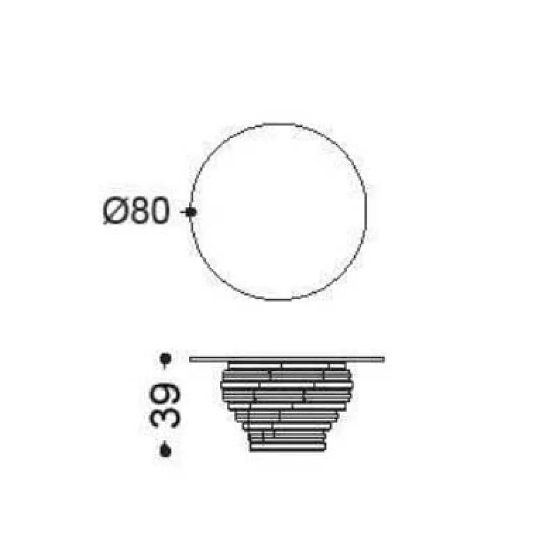 ROTOLO LOW CRYSTAL Couchtisch