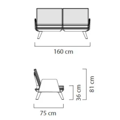 SAMURAI Gartensofa