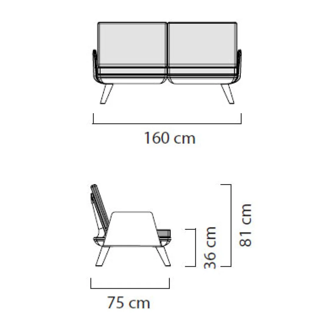 SAMURAI Gartensofa
