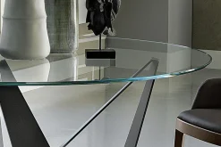 SKORPIO GLASS ROUND Esstisch