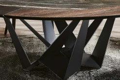 SKORPIO KER-WOOD ROUND Esstisch