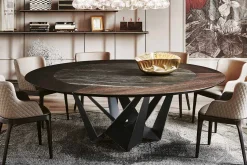 SKORPIO KER-WOOD ROUND Esstisch
