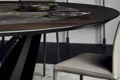 SKORPIO KER-WOOD ROUND Esstisch