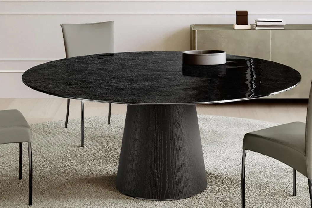 TEO ROUND GLASS Esstisch