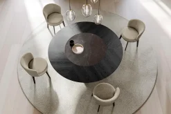 TEO ROUND WOOD-KERAMIK Esstisch