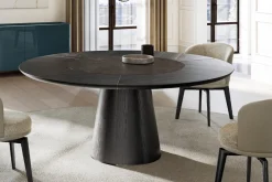 TEO ROUND WOOD-KERAMIK Esstisch