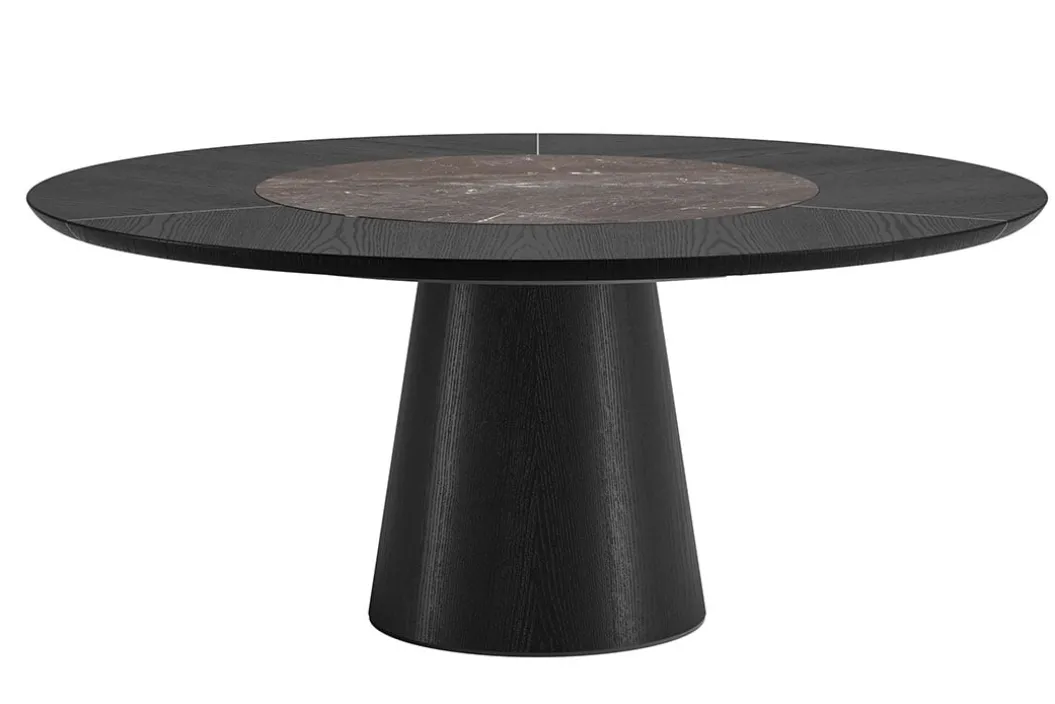 TEO ROUND WOOD-KERAMIK Esstisch