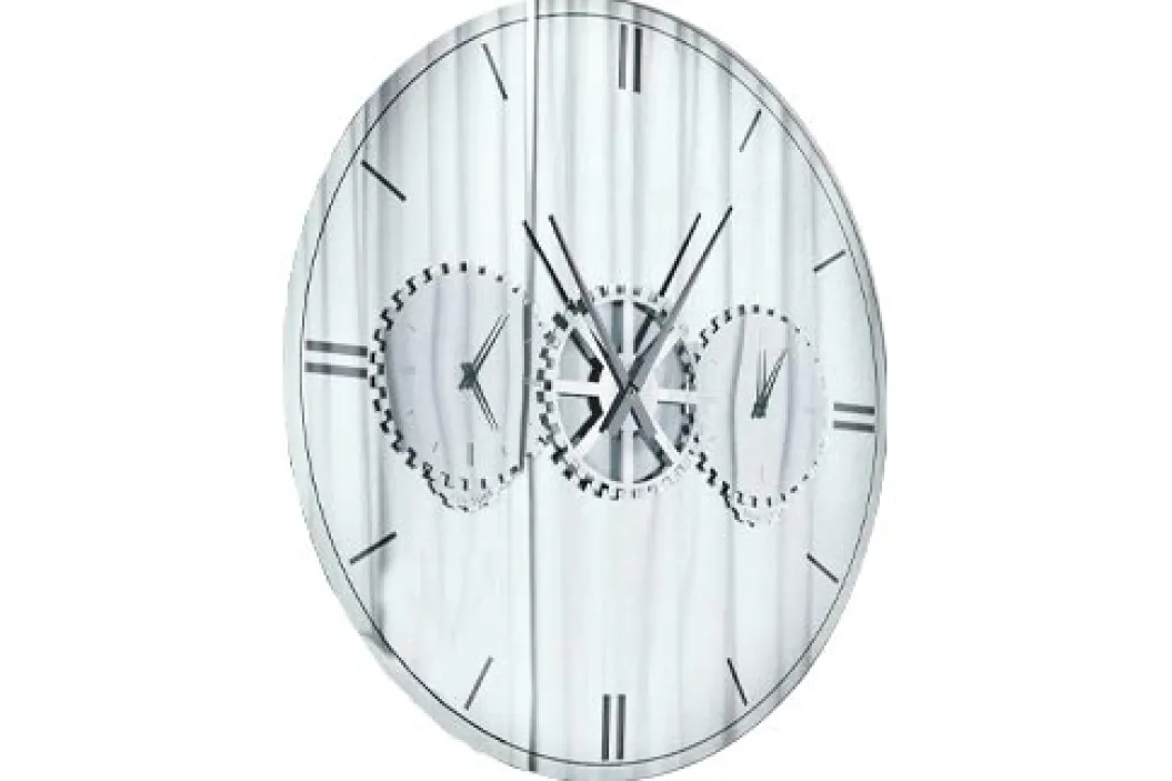 TIMES Spiegel mit Uhr