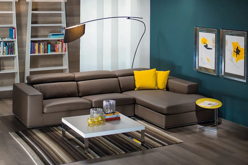 TORONTO LUXUSLEDER Ecksofa