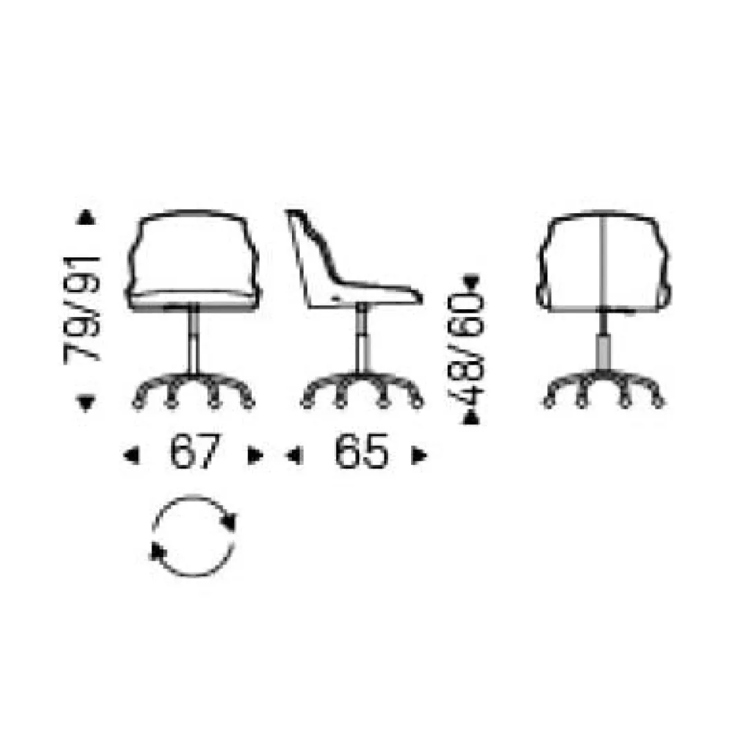 TYLER WHEELS Bürostuhl